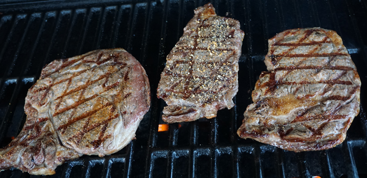 Grilled steaks Grilled steaks