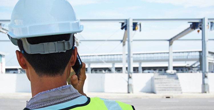 Union worker with union wireless phone
