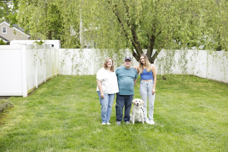 AFT family gets protection for heart-stealing puppy